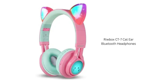Riwbox CT-7 Cat Ear Bluetooth Headphones