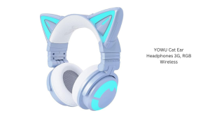 YOWU Cat Ear Headphones 3G, RGB Wireless